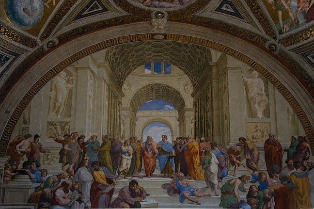 School of Athens fresco by Raphael