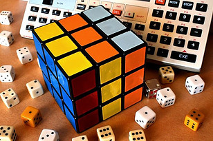 Unsolved Rubix cube